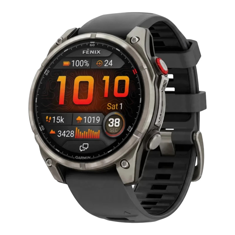 Garmin Fenix 8 PRO 47 мм Titanium with Graphite