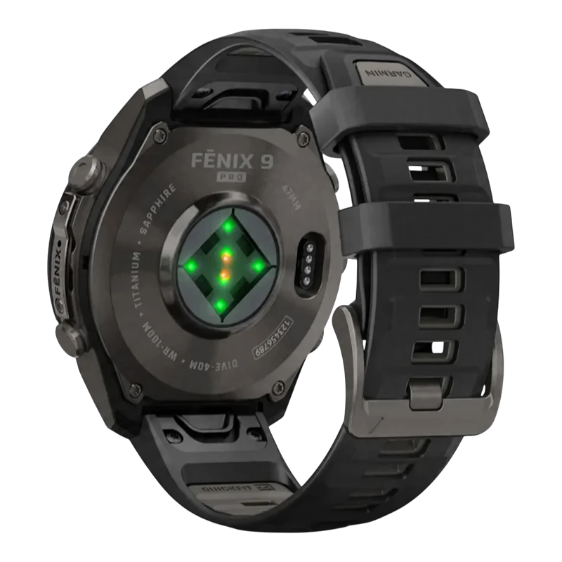 Garmin Fenix 9 47 мм AMOLED Sapphire Carbon Gray