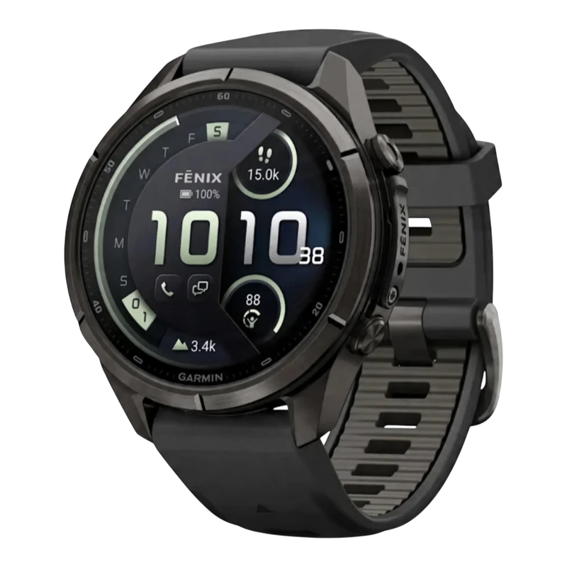 Garmin Fenix 9 PRO INREACH 43 мм AMOLED, Sapphire Carbon Gray