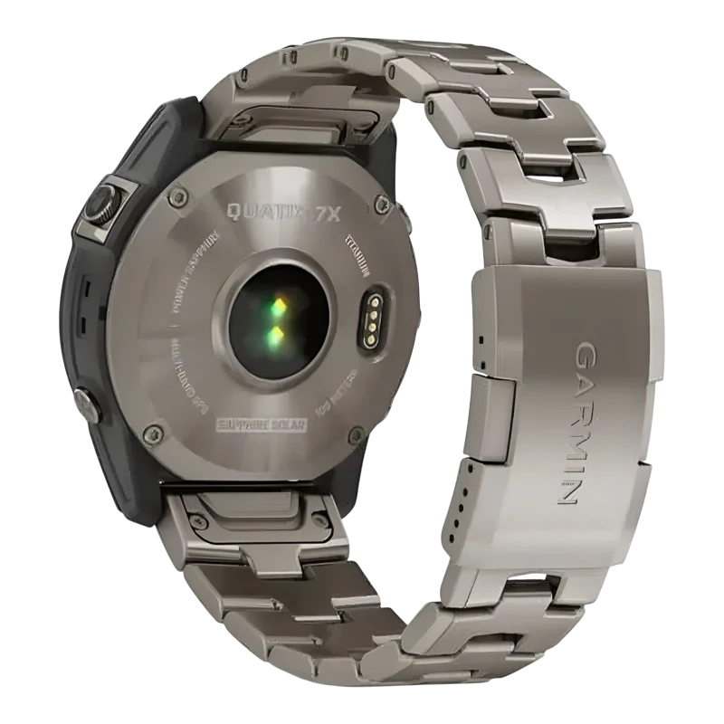 Garmin Quatix 7X Sapphire Solar титановый с серебристым титановым браслетом