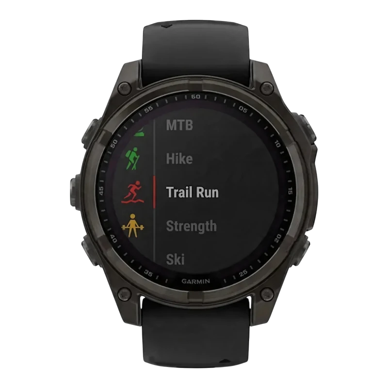 Garmin Fenix 8 47 мм Solar Sapphire Carbon Gray