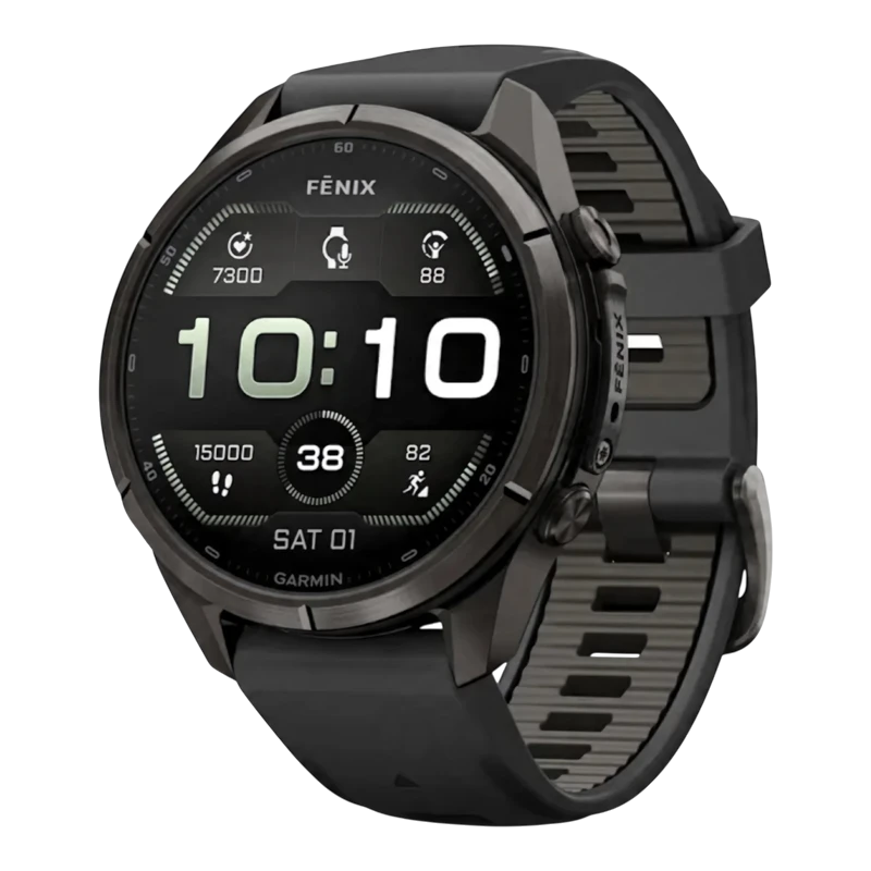 Garmin Fenix 9 PRO 43 мм AMOLED, Sapphire Carbon Gray