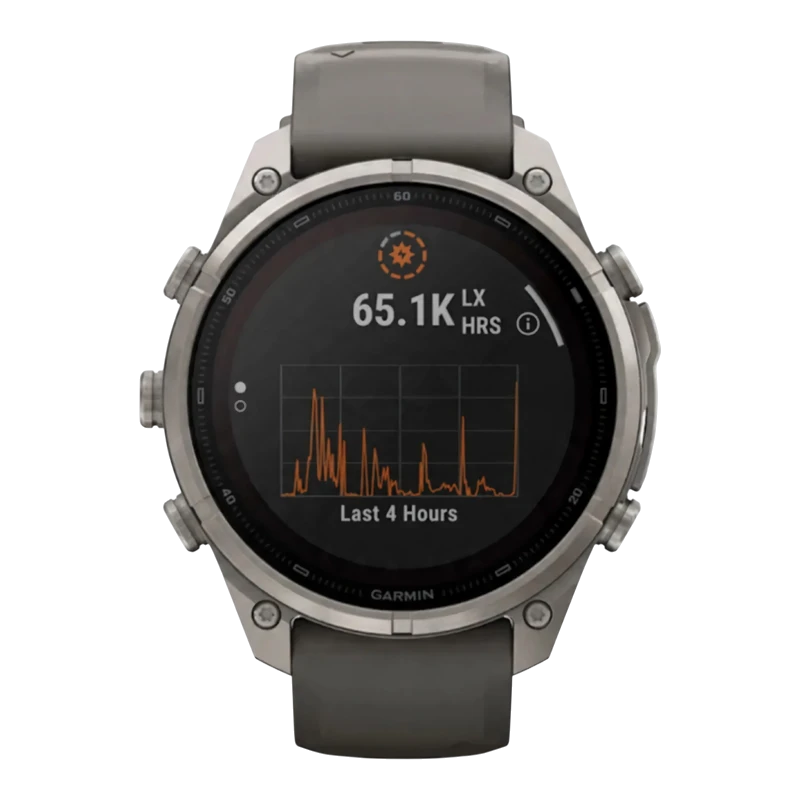 Garmin Fenix 9 PRO INREACH 47 мм Solar Sapphire Titanium with Pebble Gray