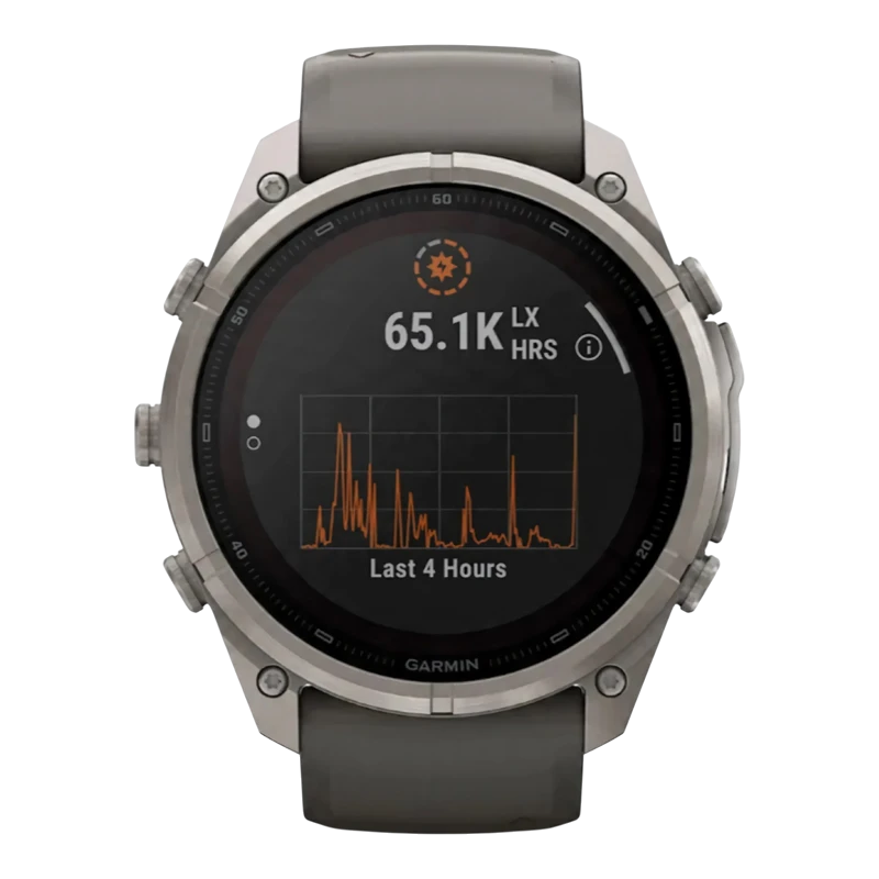 Garmin Fenix 9 PRO INREACH 51 мм Solar Sapphire Titanium with Pebble Gray