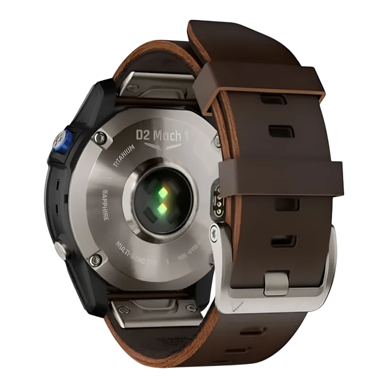 Garmin D2 Mach 1 с кожаным ремешком Оксфорд коричневого цвета