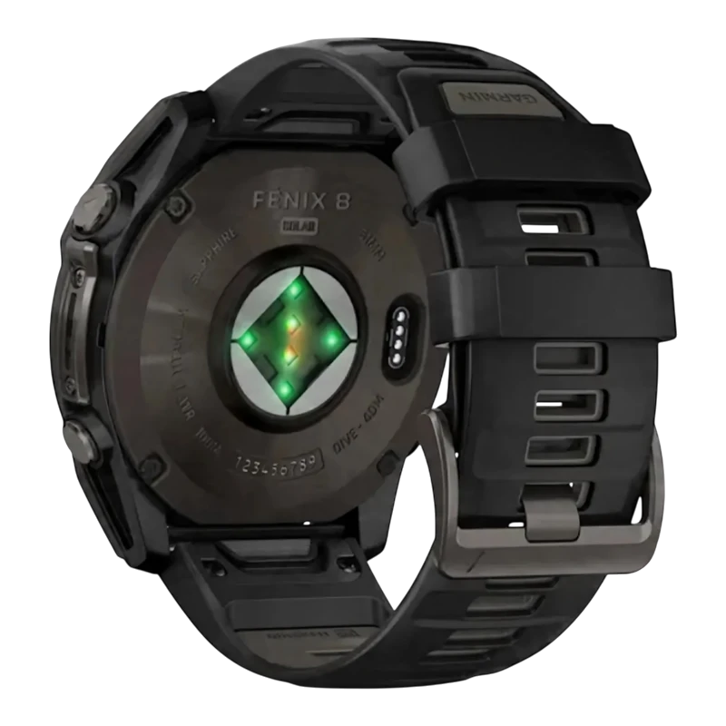 Garmin Fenix 8 51 мм Solar Sapphire Carbon Gray