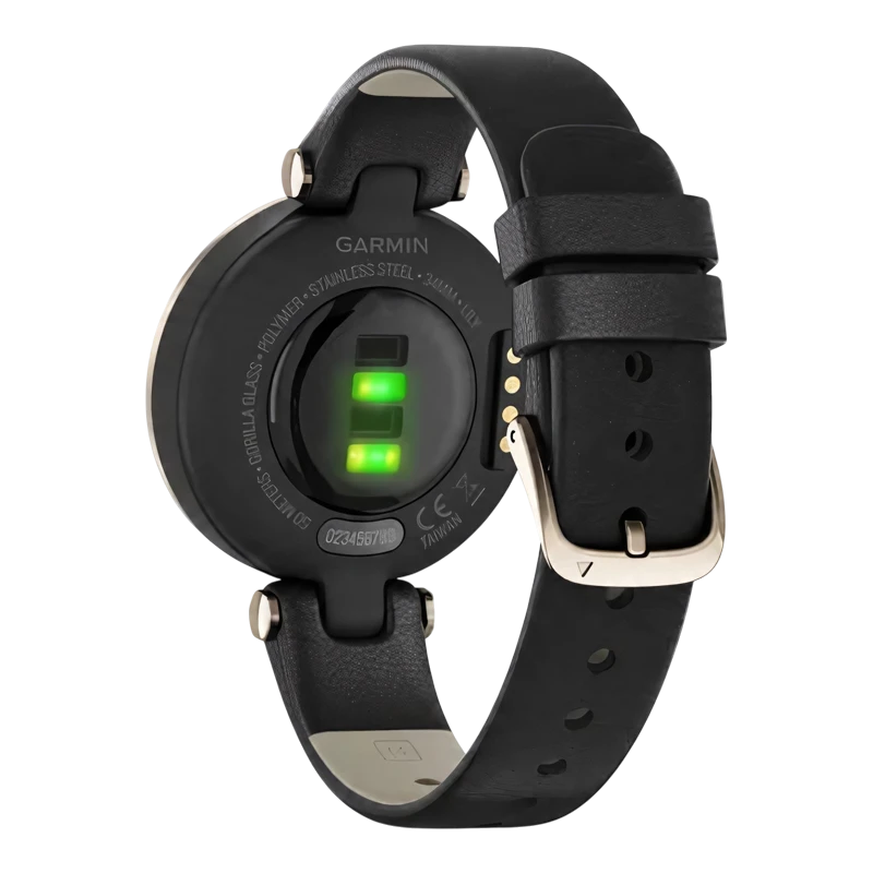 Garmin Lily кремово-золотистый безель, черный корпус
