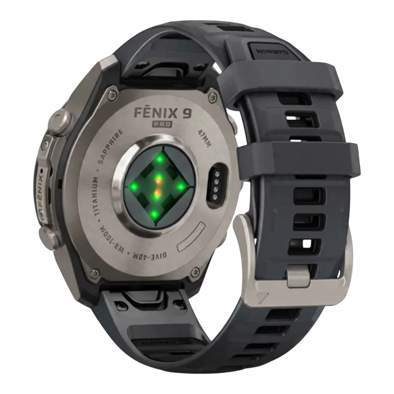 Garmin Fenix 9 PRO INREACH 47 мм AMOLED, Sapphire Titanium with Graphite
