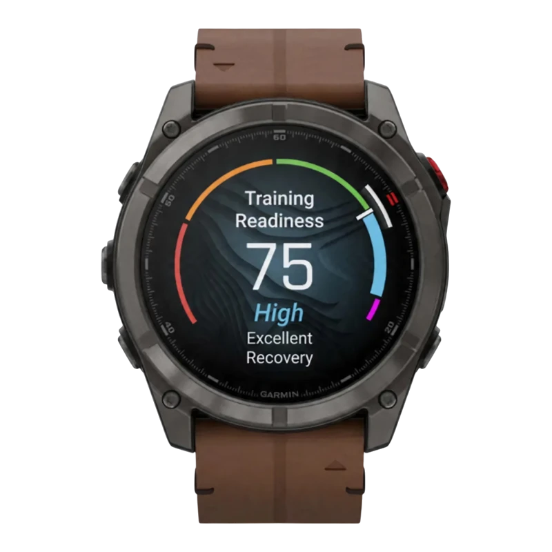 Garmin Fenix 8 PRO 51 мм Carbon Gray Leather