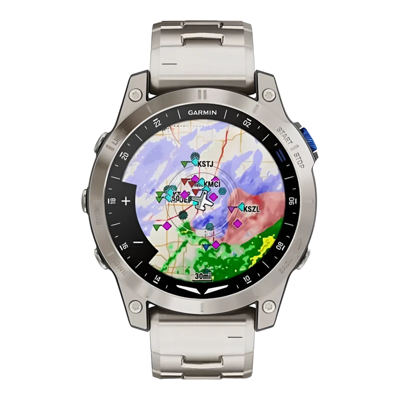 Garmin D2 Mach 1 с титановым браслетом