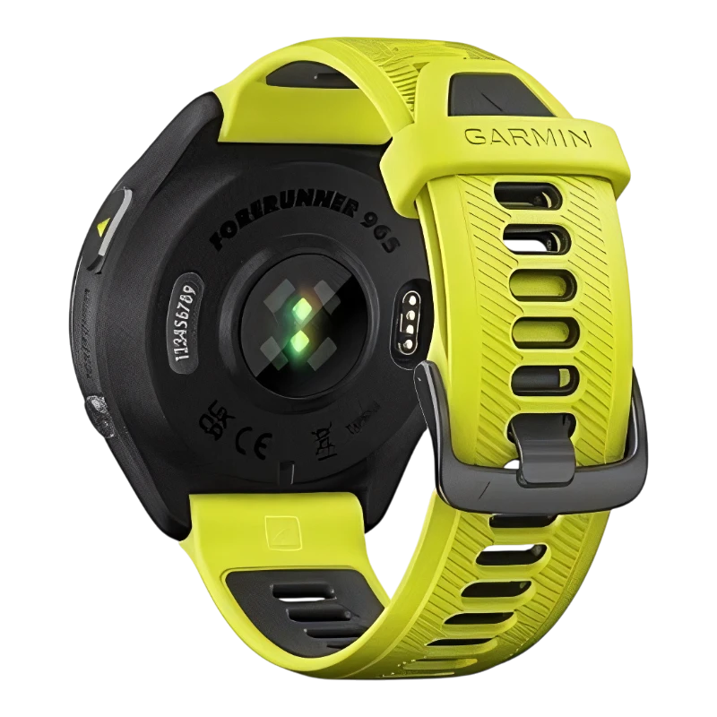 Garmin Forerunner 965 черные, желто-черный ремешок