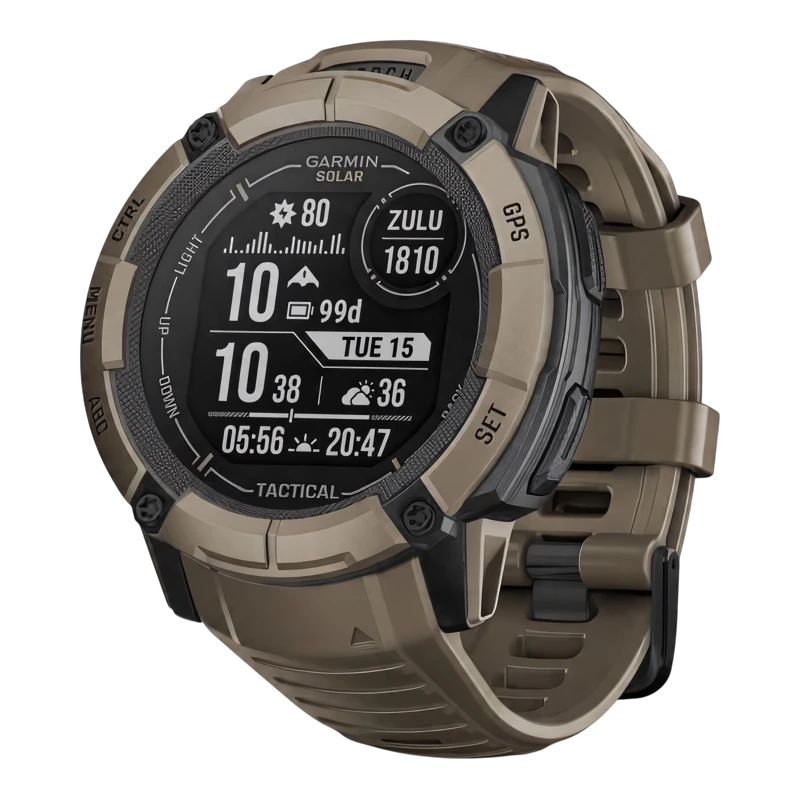 Garmin Instinct 2X Solar Tactical коричневый