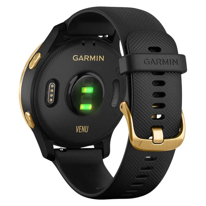 Garmin Venu черные с золотистым безелем